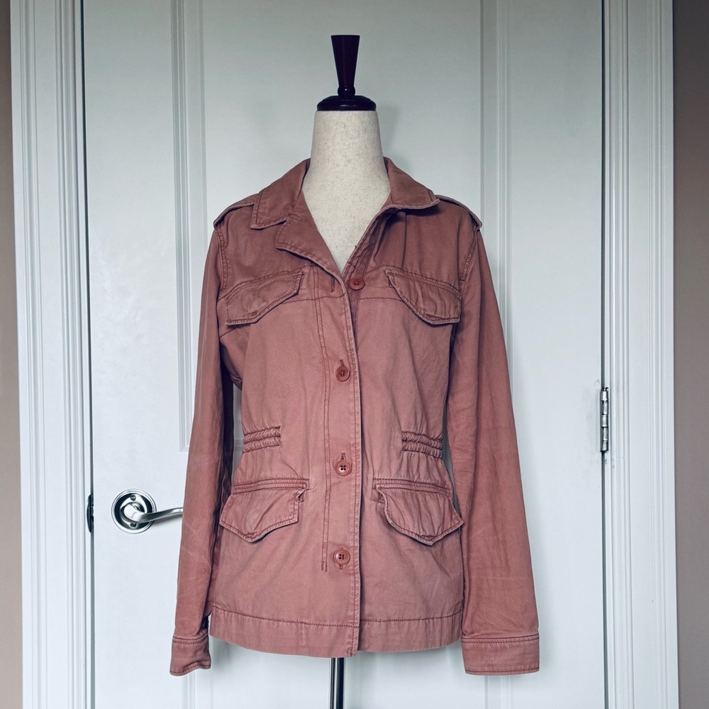Abercrombie & Fitch Women's Dusty Rose Utility Jacket